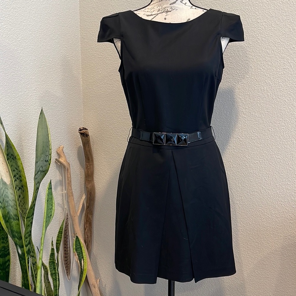 Alice and Olivia Vintage Wool Belted Dress